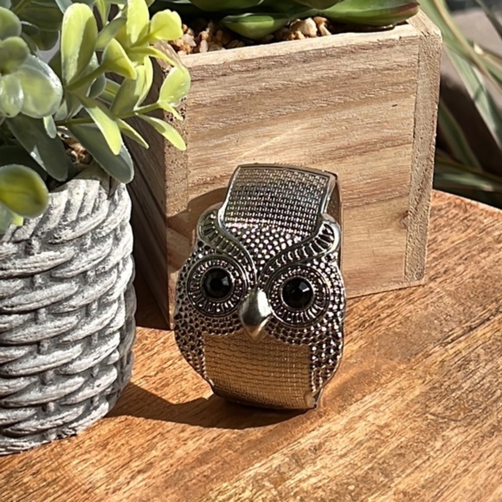 Owl be Unique Bangle Bracelet